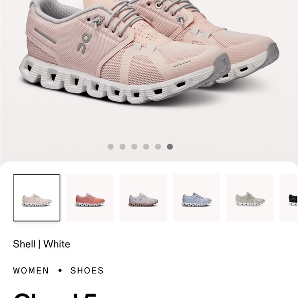 Cloud size 6 tennis shoes. Women’s - Picture 3 of 12